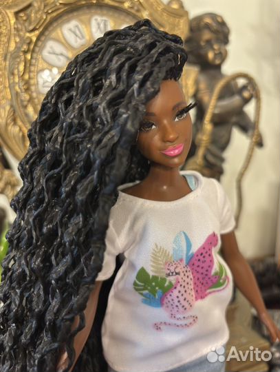 Кукла барби афро темнокожая