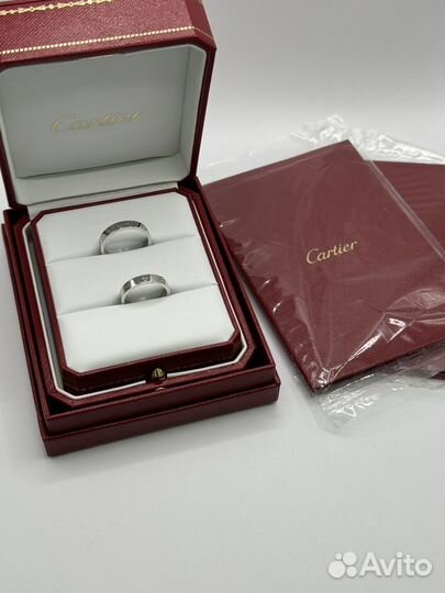 Пара обручальных колец в stile Cartier 18K