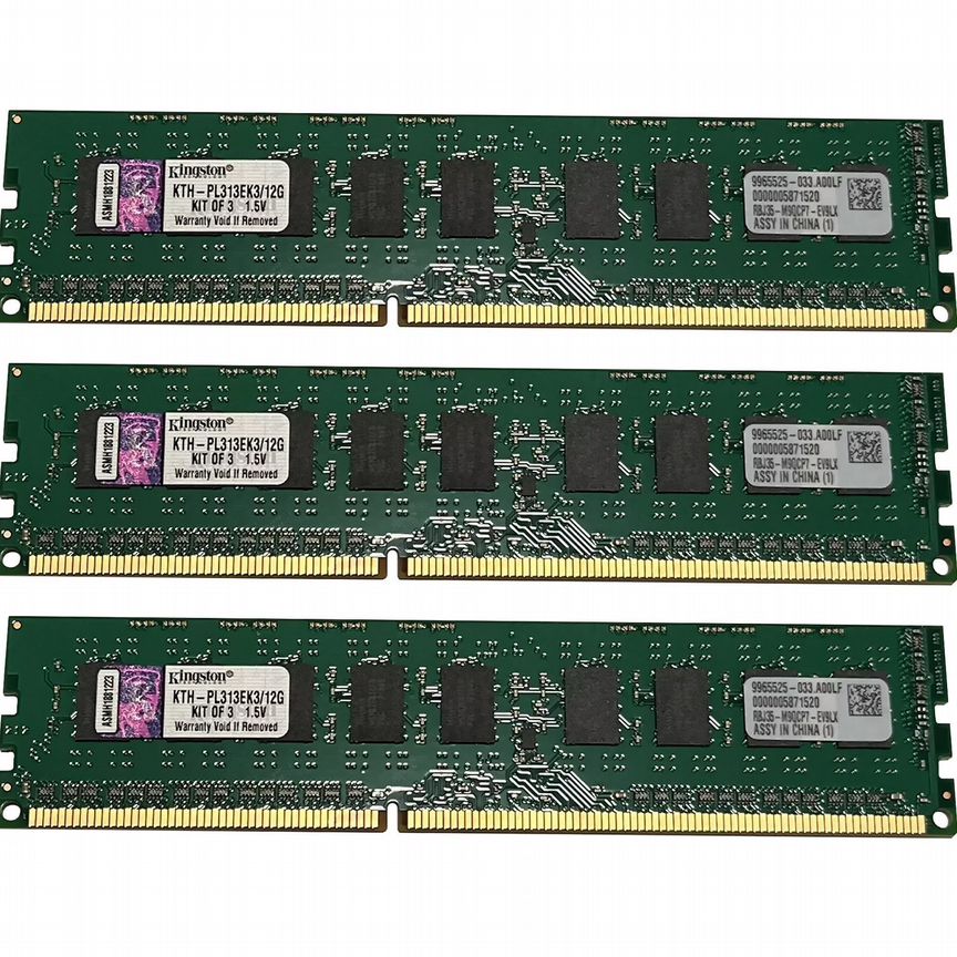 [KTH-PL313EK3/12G] Оперативная Память Kingston 12gb Kth-Pl313ek3/12g