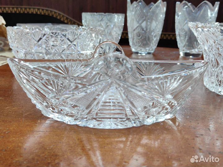 Ваза хрустальная СССР