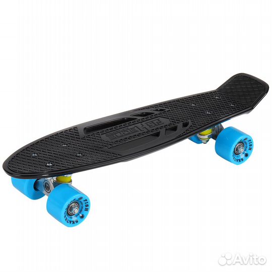 Скейт-Пениборд fish чёрный