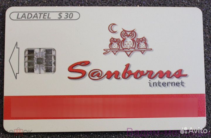 Телефонная карта чип Ladatel 30 Sanborna internet