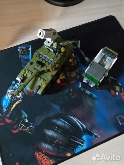 Лего танк и град