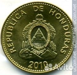 Гондурас 10 сентаво 2010г
