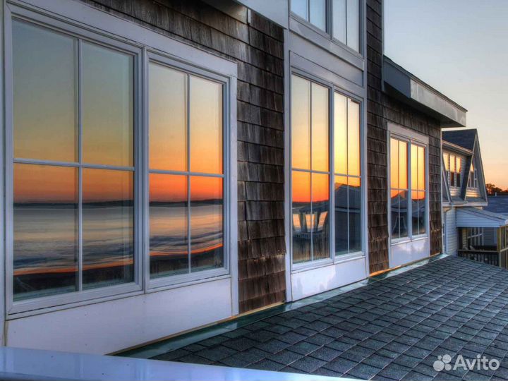 Ремонт окон, стеклопакет Однокамерный RAL8921