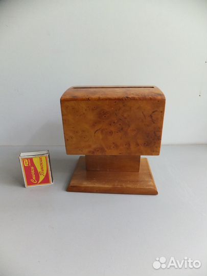 Старинная Сигаретница Карельская Береза