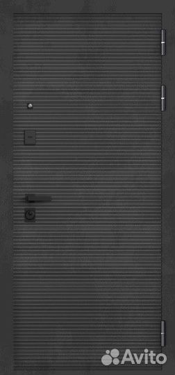 Входная дверь с зеркалом