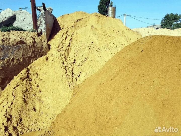 Песок карьерный в наличии