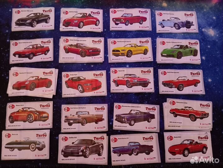 Наклейки турбо