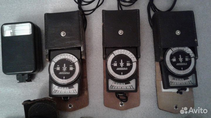 Фотоэкспонометры, фотовспышки, переход.ссср