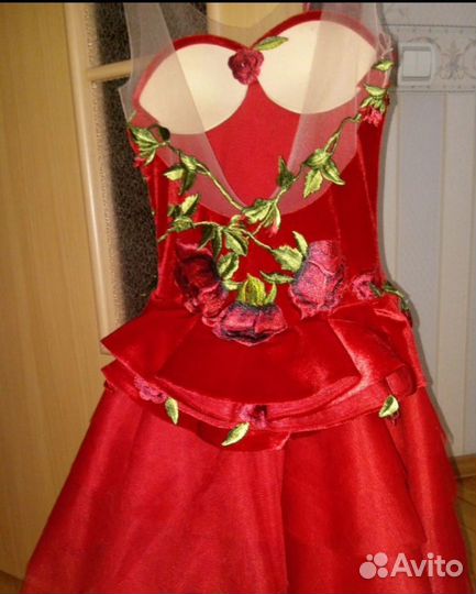 Платье для бальных танцев латина ю1