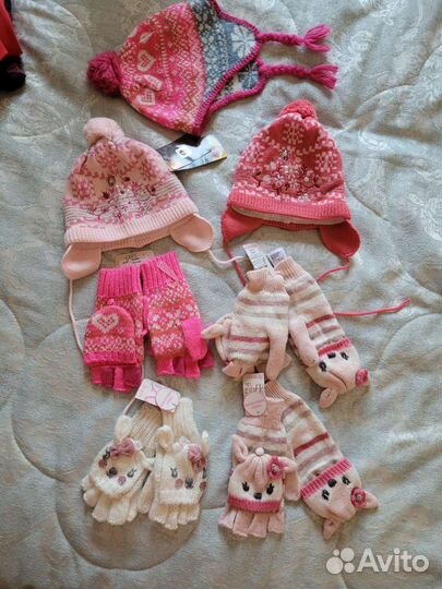 Варежки шапки перчатки