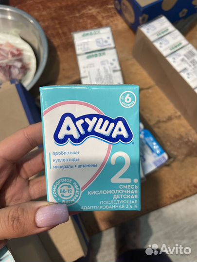 Смесь кисломолочная Агуша
