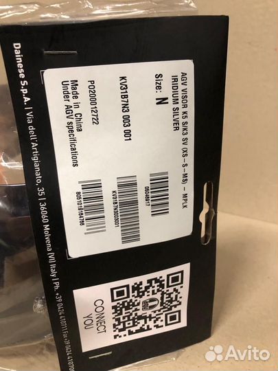 Визор K5 S/K3 SV Iridium Silver XS-S-MS