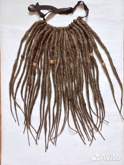 Шиньон из де-дред, де дреды