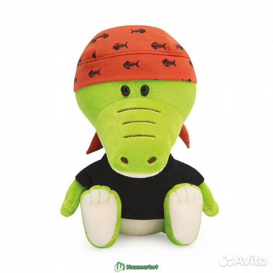 Игрушка Сафарики Крокодильчик Кики в черной футбол