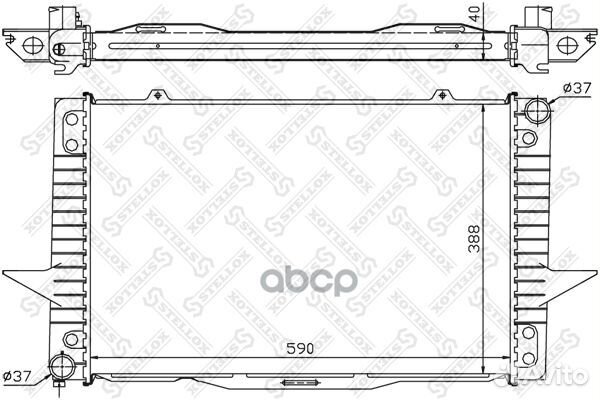 10-25074-SX радиатор системы охлаждения Volvo