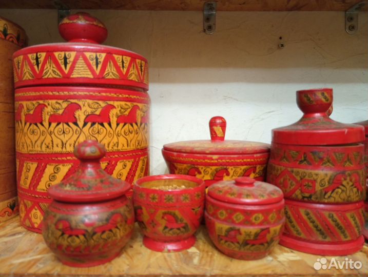 Мезенская роспись, древние росписи на заказ