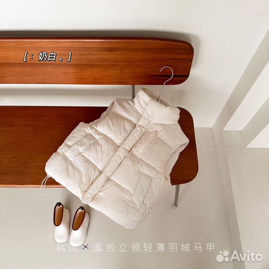 Жилет белый детский новый демисезонный