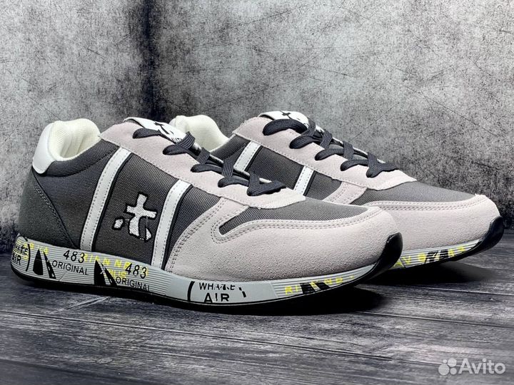 Кроссовки Premiata серые