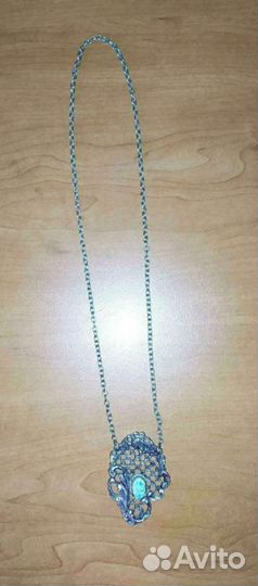 Цепочка с подвеской (уклоном) Металл. Винтаж