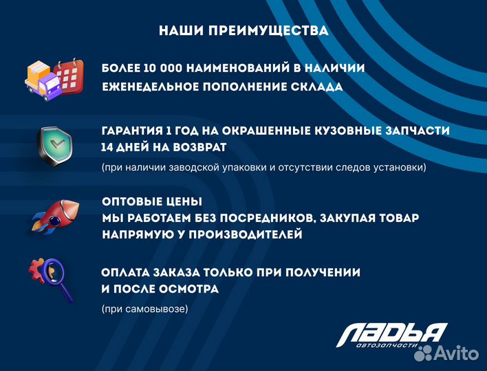 Крыло Hyundai creta(IX25) (15-21) левое Синий N4B