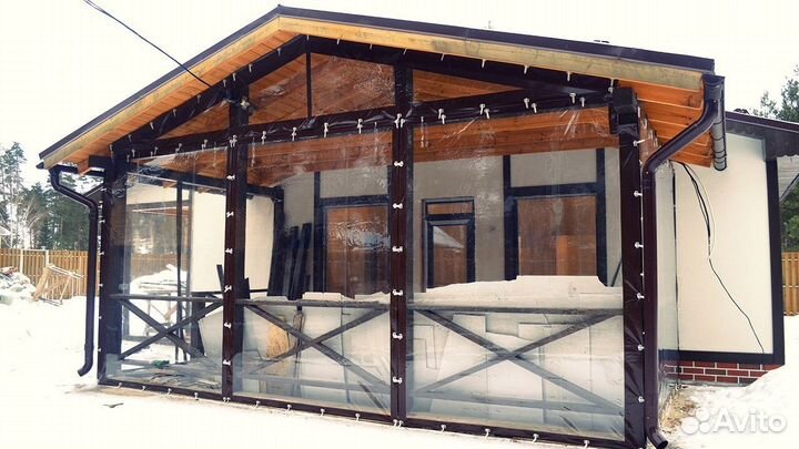 Мягкие Окна Жидкие Стёкла Прозрачные шторы