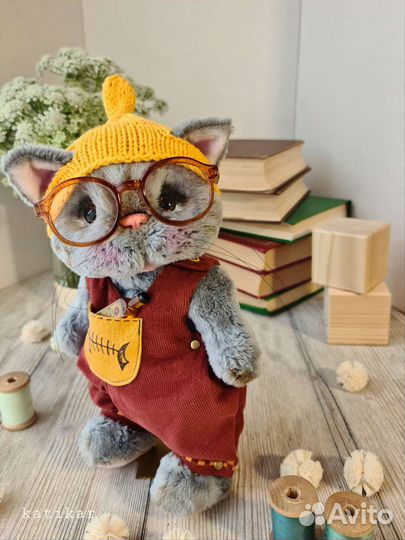 Мягкая игрушка. Солнечный котик