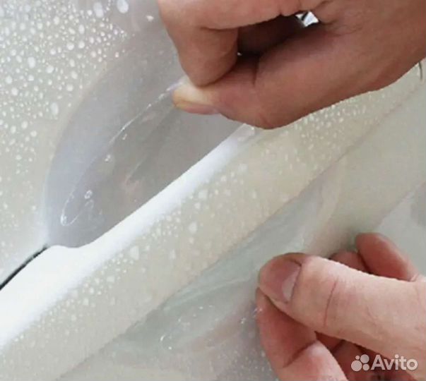 Наклейка на дверные ручки