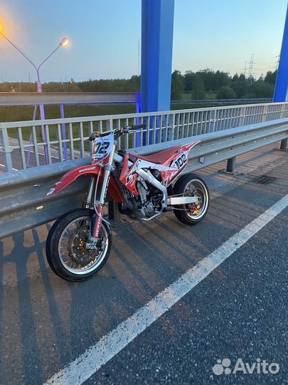 Honda crf450r supermoto
