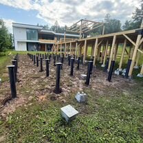 Винтовые сваи с установкой, Домодедово
