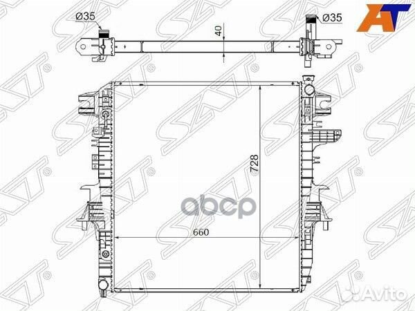 Радиатор Infiniti QX56 10-13 / Nissan Patrol 10