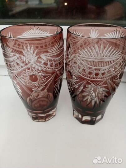 Бокалы марганцевые СССР