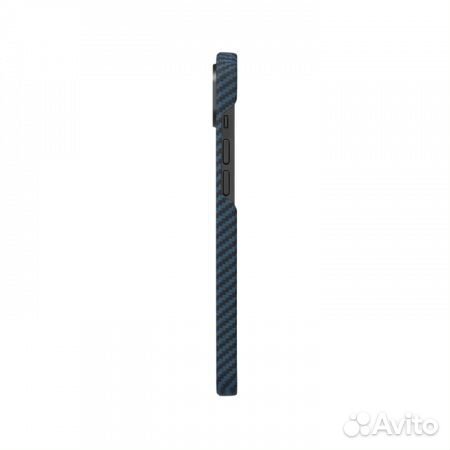 Чехол Pitaka KI1408M для iPhone 14 Plus черно-син