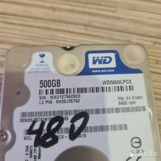 Жесткий диск 500 гб 2.5 для ноутбука