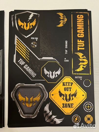 Наклейки Asus Rog / брелки