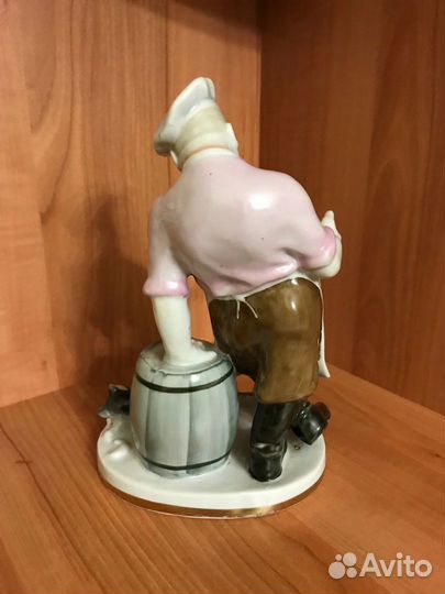 Фарфоровая статуэтка Кот и Повар СССР