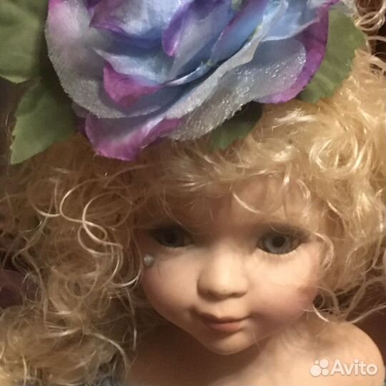 Кукла фея коллекционная фарфор большая