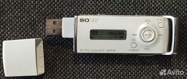 Mp3 плеер sony IC recorder диктофон.Ретро 512Mb
