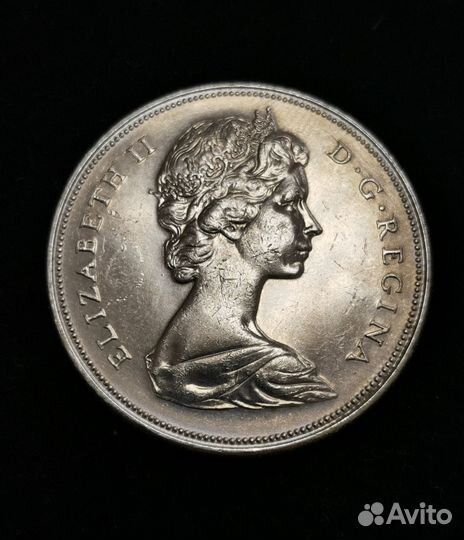 Монета Доллар канада 1968 год