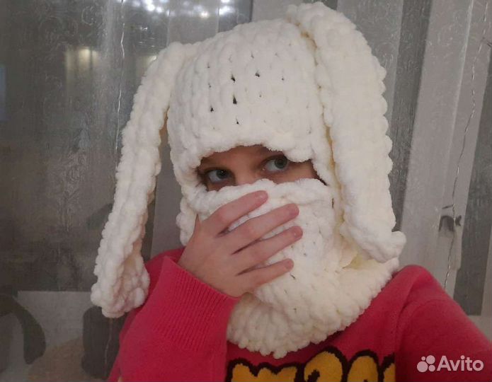 Балаклава вязаная ручная работа