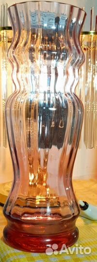 Ваза александритовое стекло/Чехословакия/ 70 х г