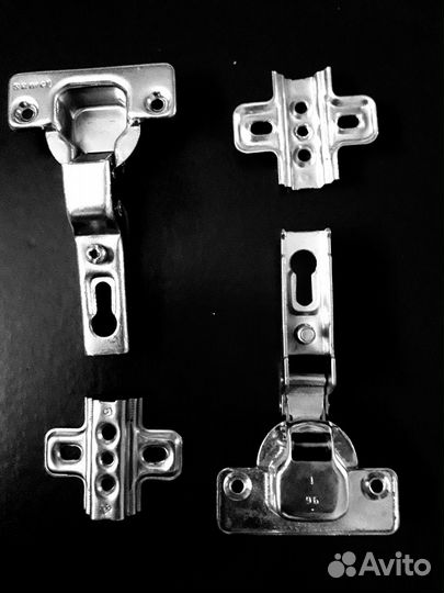 Петли дверные мебельные накладные новые и б/у