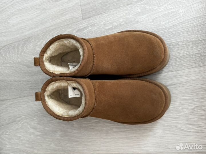 Ugg женские на платформе натуральные
