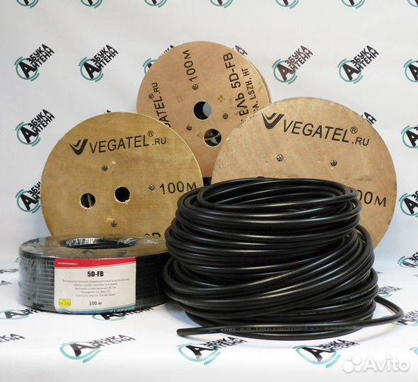 Кабель 5D-FB / 8D-FB / 10D-FB Cu / CCA N / SMA