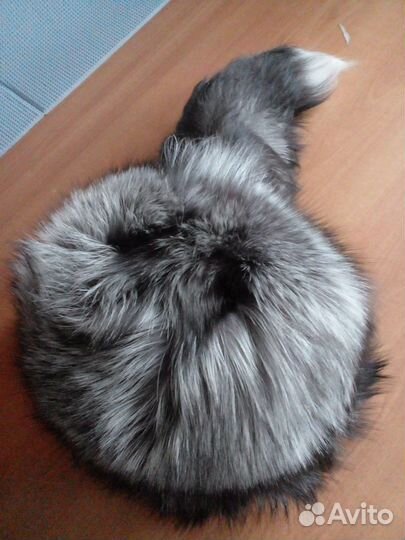 Шапка из чернобурки женская