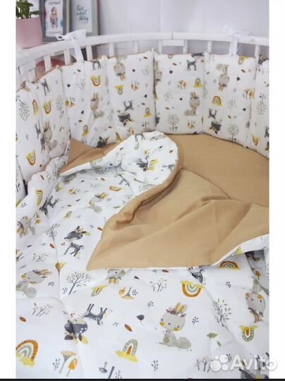 Бортики в детскую кроватку