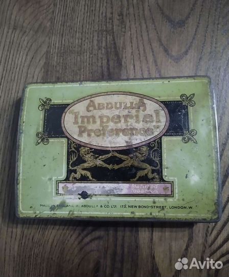 Жестяная коробка из под сигарет. Англия