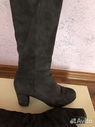 Зимние сапоги ботфорты