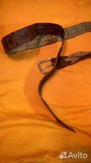 Детский брючный ремень Кожа СССР